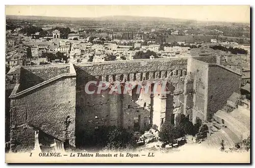 Cartes postales Orange Le Theatre Romain et la Digue