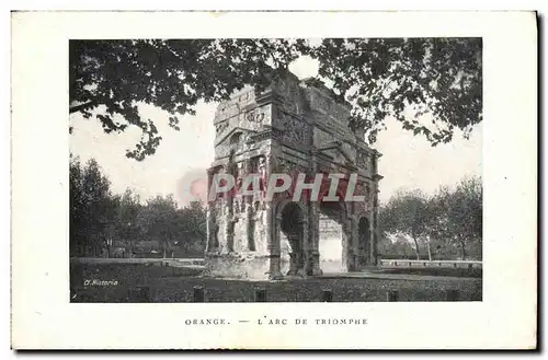 Cartes postales Orange L Arc de Triomphe