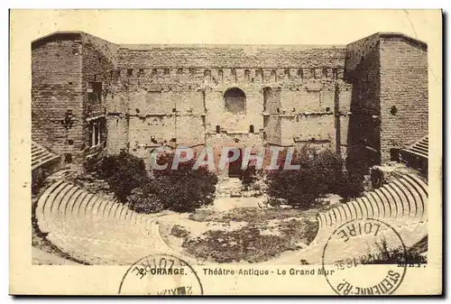 Cartes postales Orange Theatre Antique Le Grand Mur