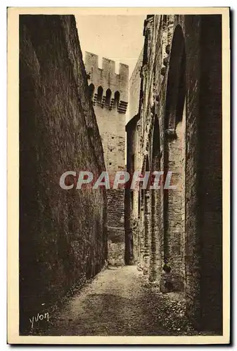 Cartes postales Avignon Palais des Papes Chemin de Ronde