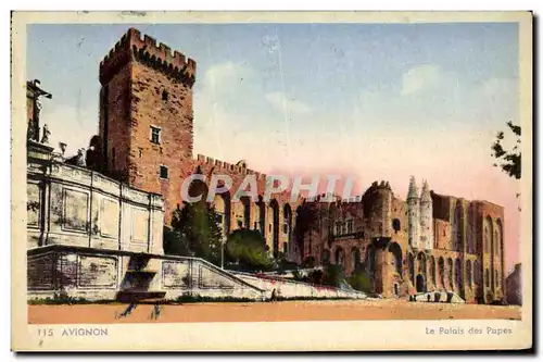 Cartes postales Avignon La Palais des Papes