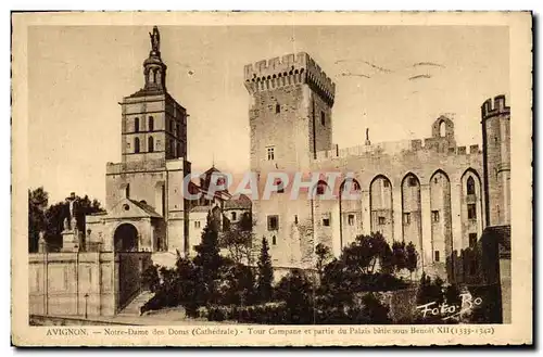 Cartes postales Avignon Notre Dame des Doms Tour Campane