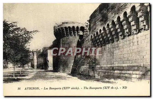 Cartes postales Avignon Les Remparts