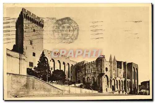 Cartes postales Avignon Facade Palais des Papes