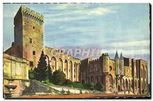 Cartes postales Avignon Facade Principale du Palais des Papes