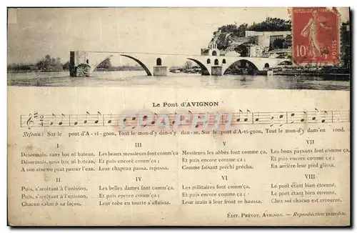 Cartes postales Avignon Le Pont