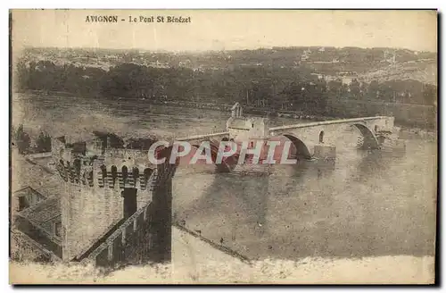 Cartes postales Avignon Le Pont St Benezet