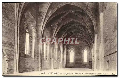 Cartes postales Avignon Chapelle de Clement VI construite au 14eme