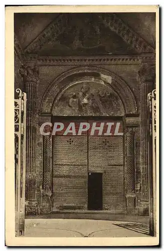Cartes postales Avignon La Cathedrale Interieur du Porche