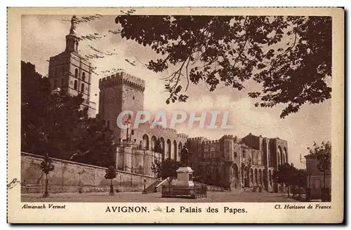 Cartes postales Avignon Les Palais des Papes