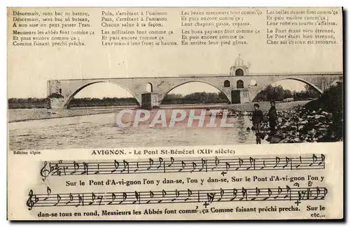 Cartes postales Avignon Le Pont St Benezet