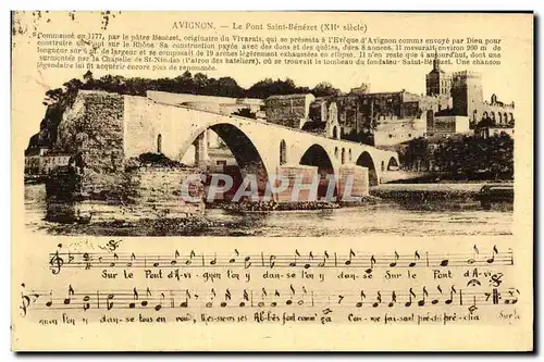 Cartes postales Avignon Le Pont St Benezet