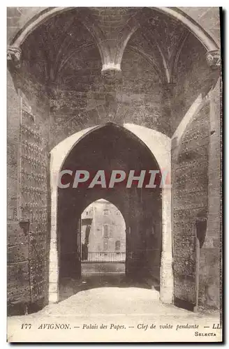 Cartes postales Avignon Le Palais des Papes Clef de voute pendante