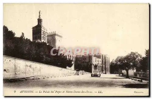 Cartes postales Avignon Le Palais des Papes Et Notre Dame