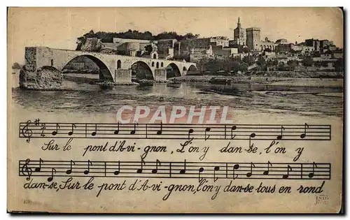 Cartes postales Avignon Le pont