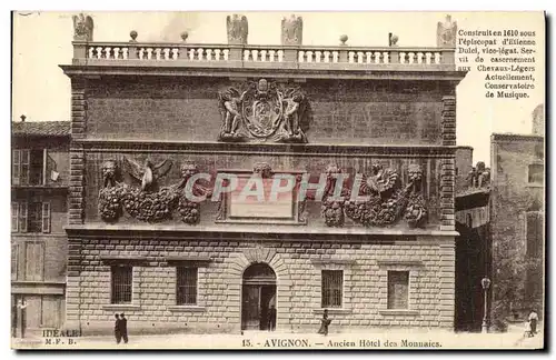 Cartes postales Avignon Ancien Hotel De Monnaies