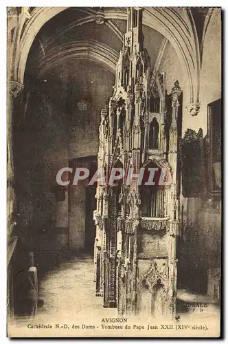 Ansichtskarte AK Avignon Cathedrale N d Des Doms Tombeau Du Pape