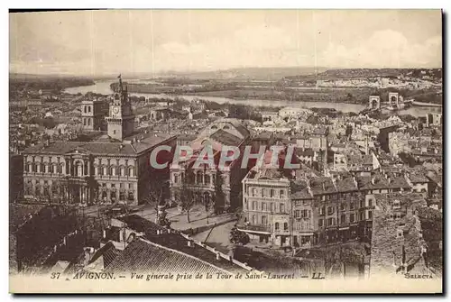 Ansichtskarte AK Avignon Vue Generale Prise de la Tour De Saint Laurent