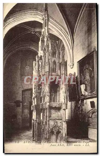 Cartes postales Avignon La Cathedrale Tombeau du pape Jean XXII