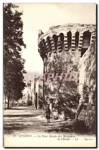 Ansichtskarte AK Avignon La Tour Ronde Des Remparts de l Oulle