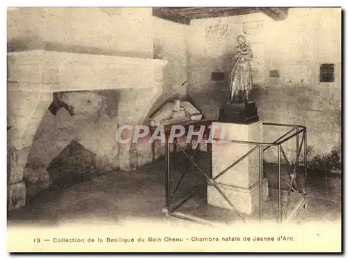 Cartes postales Collection De La Basilique Du Bois Chenu Chambre natale de Jeanne d arc