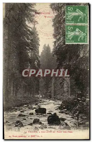 Cartes postales Les Hautes Vosges La Vologne a la proximite du pont des fees