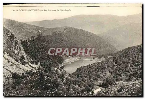 Cartes postales Lac de Schiessrotried Vu Des Rochers du Spitzkopfe