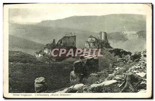 Cartes postales Mittel Vogesen Ruine Dreistein