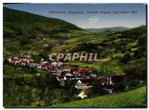 Cartes postales Schnerlach Kampfe August September 1914