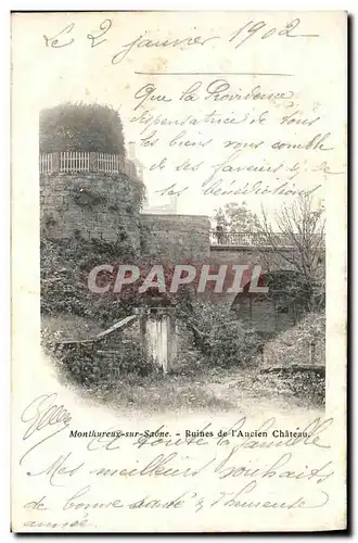 Cartes postales Monthureux Sur Savne Ruines De L Ancien Chateau