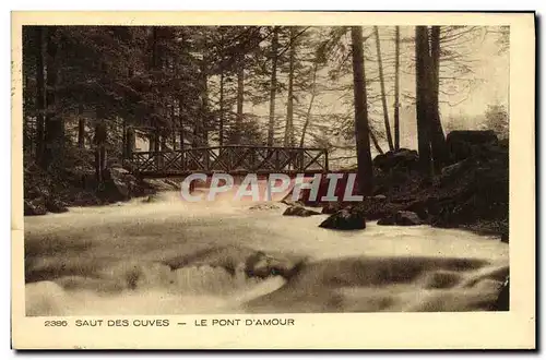 Cartes postales Saut Des Cuves Le Pont D Amour