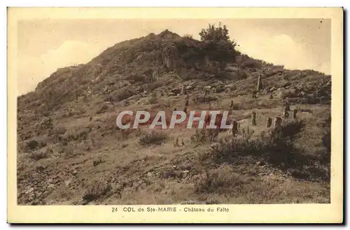 Cartes postales Col de Ste Marine Chateau du Faite