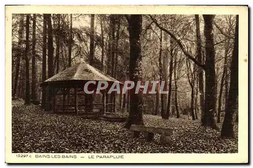 Cartes postales Bains Les Bains Le Parapluie