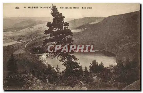 Cartes postales Hautes Vosges Roches Du Hans Lac Noir