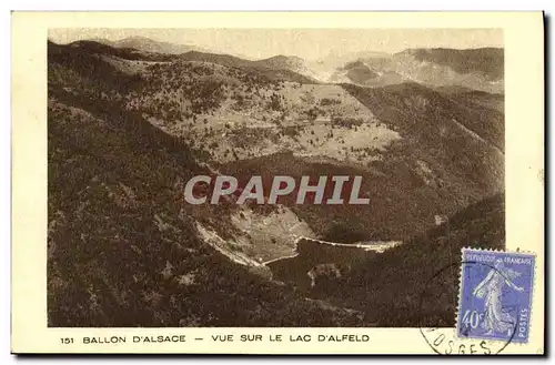 Ansichtskarte AK Ballon D Alsace Vue Sur Le Lac D Alfeld