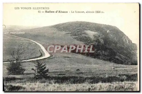 Cartes postales Ballon D Alsace Le Sommet Altitude 1256m