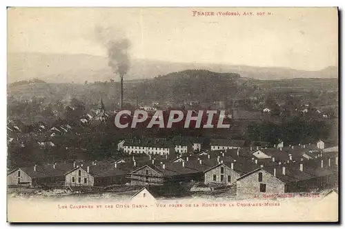 Cartes postales Fraize Les casernes et les cites Gerva Vue prise de la route de la Croix aux Mines