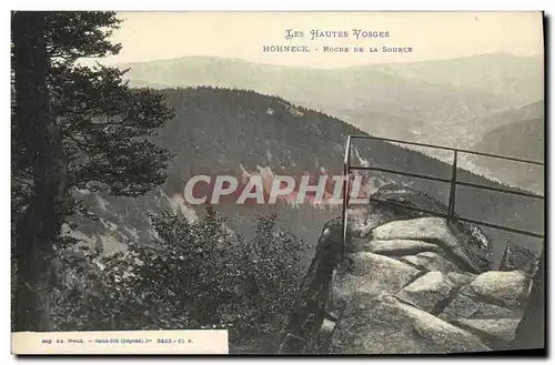 Cartes postales Les Hautes Vosges Hohneck Roche De La Source