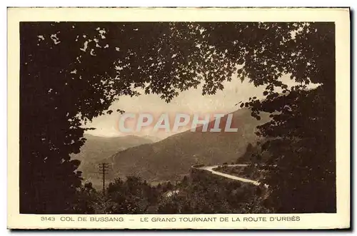 Cartes postales Col de Bussang Le Grand Tournant De La Route D urbes