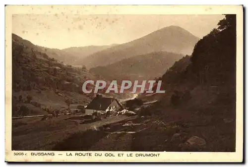 Cartes postales Bussang La Route Du Col Et Le Drumont