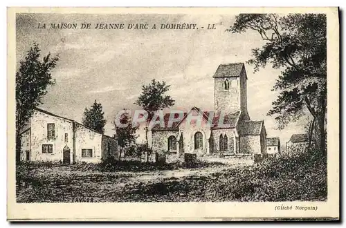 Cartes postales La Maison De Jeanne D Arc A Domremy