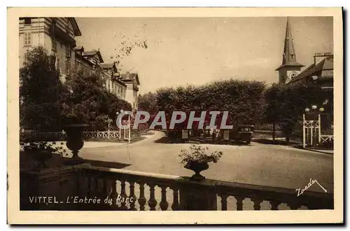 Cartes postales Vittel L Entree Du Parc