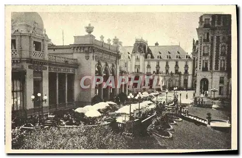 Ansichtskarte AK Vittel La Terrasse Du Casino et Les Grands Hotels