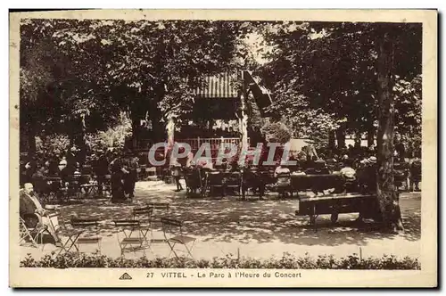 Cartes postales Vittel Le Parc a L Heure du Concert