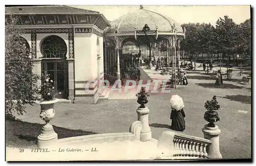 Cartes postales Vittel Les Galeries