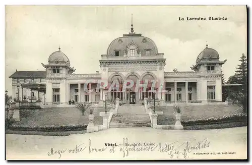 Cartes postales Vittel Facade Du Casino