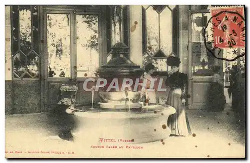 Cartes postales Vittel Source Salee Au Pavillon