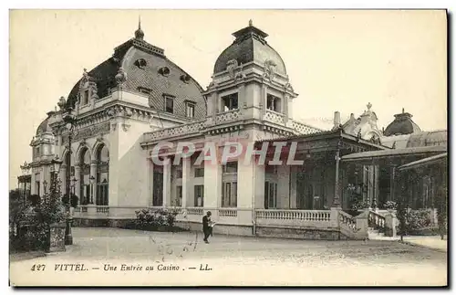 Cartes postales Vittel Une Entree Au Casino