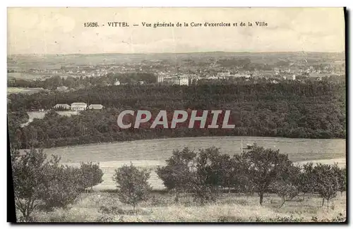 Cartes postales Vittel Vue Generale de la Cure d Exercices et de la Ville