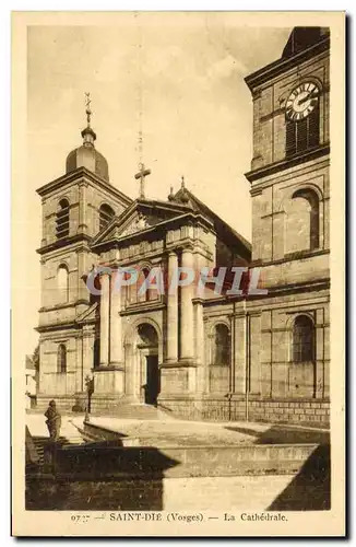 Cartes postales Saint Die La Cathedrale